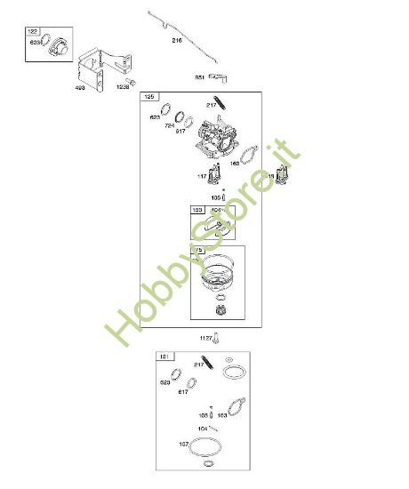 E - Carburatore B&S - 09 €¦ 093J02-0062-H1 brand Stihl